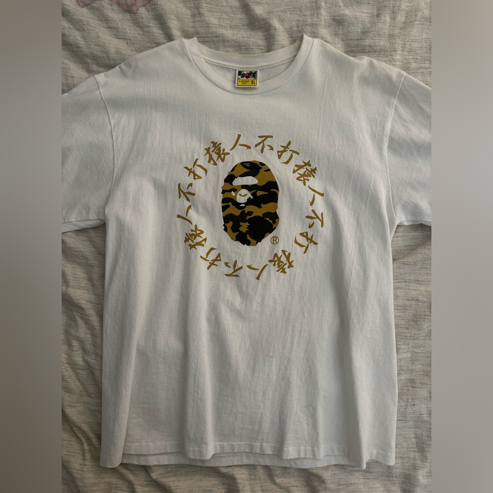 Bape 1st Camo Kanji Logo Tee